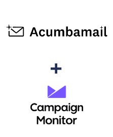 Integration of Acumbamail and Campaign Monitor