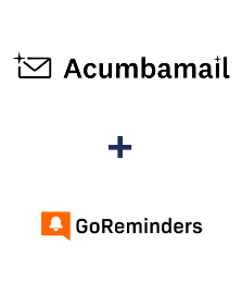 Integration of Acumbamail and GoReminders