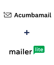 Integration of Acumbamail and MailerLite