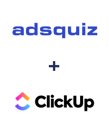 Integration of ADSQuiz and ClickUp