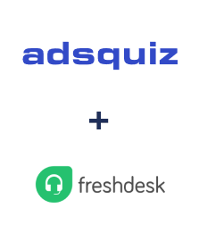 Integration of ADSQuiz and Freshdesk