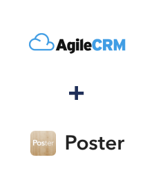 Integration of Agile CRM and Poster