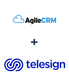 Integration of Agile CRM and Telesign