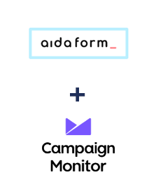 Integration of AidaForm and Campaign Monitor
