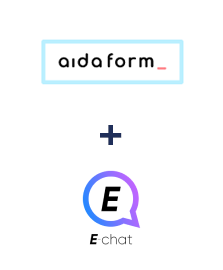 Integration of AidaForm and E-chat