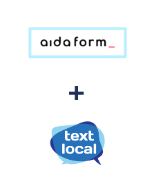 Integration of AidaForm and Textlocal