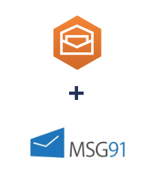 Integration of Amazon Workmail and MSG91