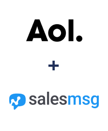 Integration of AOL and Salesmsg