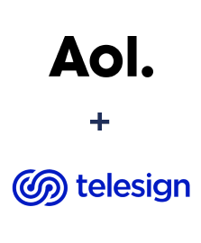 Integration of AOL and Telesign