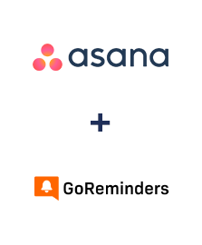 Integration of Asana and GoReminders