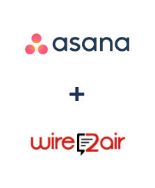 Integration of Asana and Wire2Air