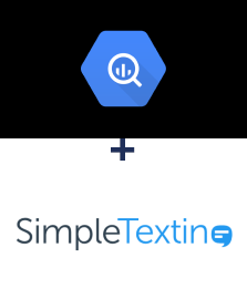 Integration of BigQuery and SimpleTexting