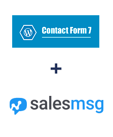 Integration of Contact Form 7 and Salesmsg