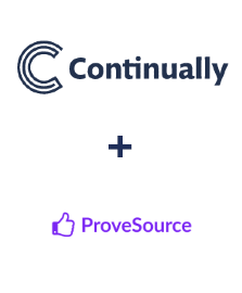 Integration of Continually and ProveSource