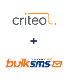 Integration of Criteo and BulkSMS