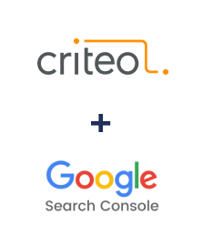Integration of Criteo and Google Search Console
