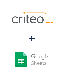 Integration of Criteo and Google Sheets