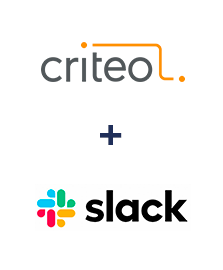 Integration of Criteo and Slack