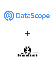 Integration of DataScope Forms and BrandSMS 