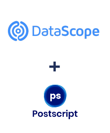 Integration of DataScope Forms and Postscript
