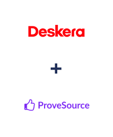 Integration of Deskera CRM and ProveSource
