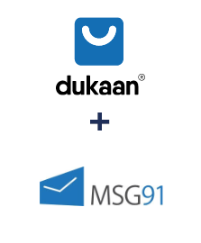 Integration of Dukaan and MSG91