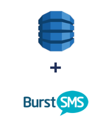 Integration of Amazon DynamoDB and Burst SMS