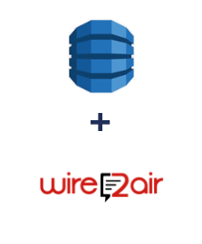 Integration of Amazon DynamoDB and Wire2Air