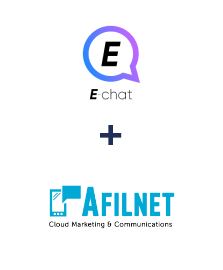 Integration of E-chat and Afilnet