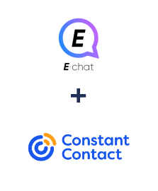 Integration of E-chat and Constant Contact