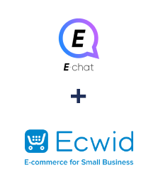 Integration of E-chat and Ecwid