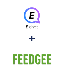 Integration of E-chat and Feedgee