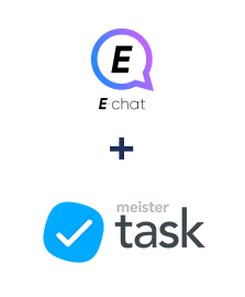 Integration of E-chat and MeisterTask