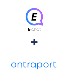 Integration of E-chat and Ontraport