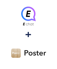 Integration of E-chat and Poster