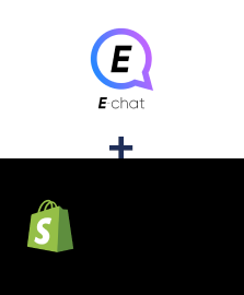 Integration of E-chat and Shopify