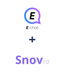 Integration of E-chat and Snovio