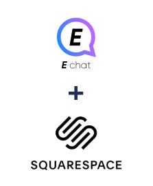 Integration of E-chat and Squarespace