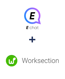 Integration of E-chat and Worksection