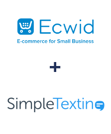 Integration of Ecwid and SimpleTexting