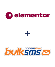 Integration of Elementor and BulkSMS