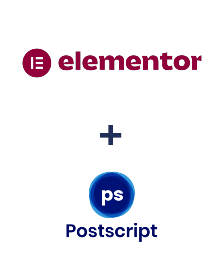 Integration of Elementor and Postscript
