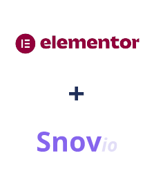 Integration of Elementor and Snovio