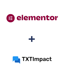 Integration of Elementor and TXTImpact