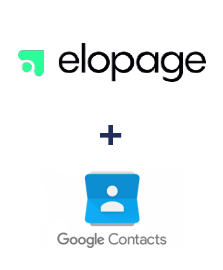 Integration of Elopage and Google Contacts