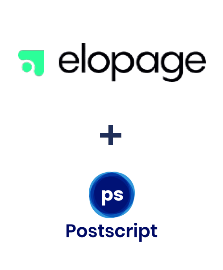 Integration of Elopage and Postscript