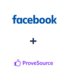 Integration of Facebook and ProveSource