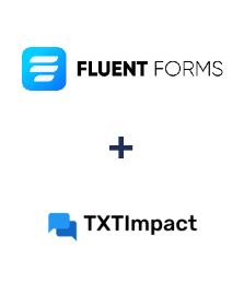 Integration of Fluent Forms Pro and TXTImpact