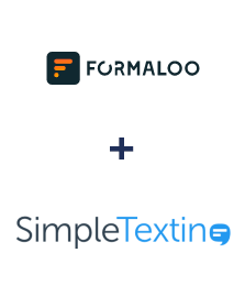 Integration of Formaloo and SimpleTexting