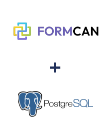 Integration of FormCan and PostgreSQL